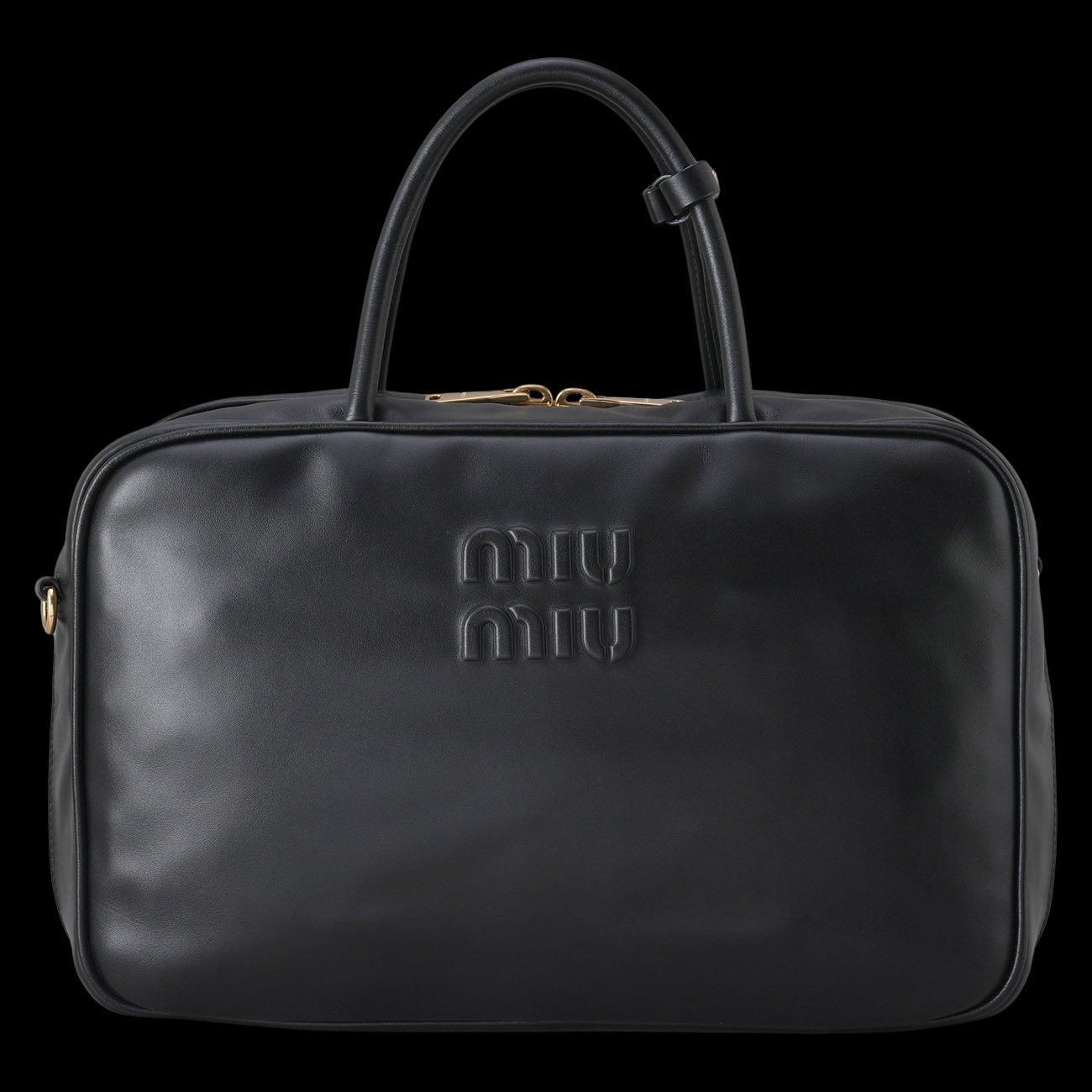 MIU MIU(USED)미우미우 5BB117 앰보 로고 볼링백